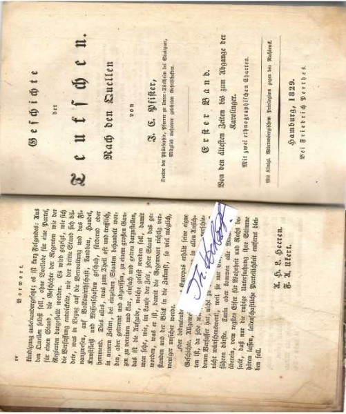 JOHANN CHRISTIAN VON PFISTER (1772-1835) deutscher Historiker, evangelischer Geistlicher und Generalsuperintendent von Tübingen