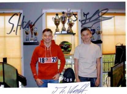 SANDRO HOLZEM, JULIANO HOLZEM deutsche Rennfahrer-Zwillinge