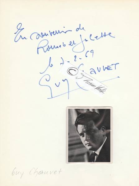 GUY CHAUVET (1933-2007) französischer Opernsänger, Heldentenor
