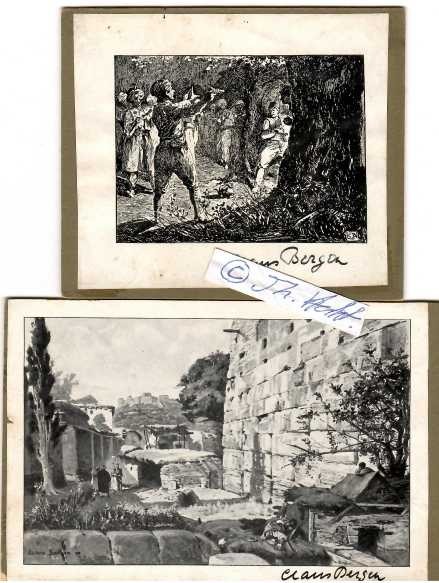 CLAUS BERGEN (1885-1964) deutscher Landschafts- und Marinemaler und Karl-May-Illustrator, schuf rund 450 Illustrationen für Karl Mays Illustrierte Reiseerzählungen / german painter (landscapes/marine) and illustrator. Weil sie im selben Haus in München wohnten, hatten die Brüder Claus und Otto Bergen und Ernst Udet mit anderen Jungen den „Aero-Club München 1909“ gegründet. Otto Bergen fiel als Flieger im Ersten Weltkrieg, während Ernst Udet als Flieger Karriere machte. Maler der Seeschlacht vor dem Skagerrak, Marine- und Luftfahrtmotive.