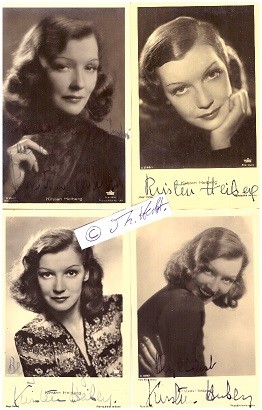 KIRSTEN HEIBERG (1912-76) norwegische Sängerin und Schauspielerin, UFA-Star und Femme fatale des deutschen Films im Dritten Reich