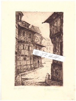 HOFFMANN, M. / U. ? deutscher Künstler, Radierer