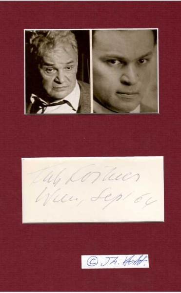 FRITZ KORTNER (1892-1970) deutscher Regisseur / german director
