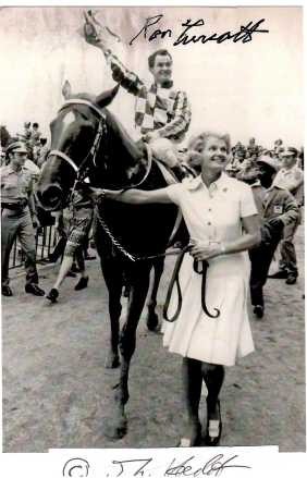 RON TURCOTTE (1941-2025) kanadischer Pferdejockey / Canadian thoroughbred race horse jockey best known as the rider of Secretariat, winner of the U.S. Triple Crown in 1973.