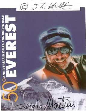 SERGIO MARTINI (1949) italienischer Extrembergsteiger. Er ist der siebte Bergsteiger, der alle 14 Achttausender bestiegen hat, und nach Reinhold Messner der zweite aus Italien. / italian mountain climber