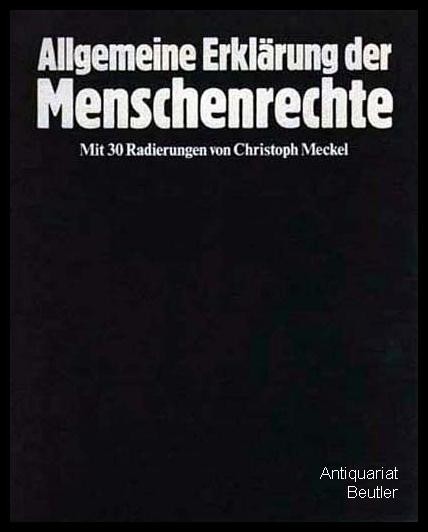 CHRISTOPH MECKEL (1935-2020) deutscher Graphiker und Schriftsteller, Lyriker