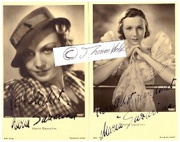 MARIA SAZARINA (1914-59) russische Tänzern und Schauspielerin, 1934: Ein Walzer für dich, 1936: Susanne im Bade, 1940: Die letzte Runde