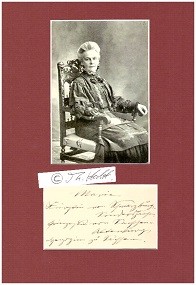 MARIE FÜRSTIN VON SCHWARZBURG-SONDERSHAUSEN, geb. Prinzessin MARIE VON SACHSEN-ALTENBURG (1845-1930)
