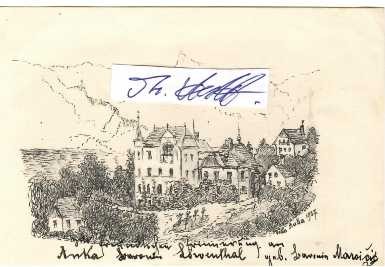ANKA VON LÖWENTHAL-MAROICIC (Maroičić di Madonna del Monte, 1853-1935) BARONIN, kroatisch-österreichische Kirchen- und Porträtmalerin in Wien, brachte in ihrer Villa Josef den Komponisten Arnold Schönberg unter