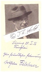 WILHELM FILCHNER (1877-1957) dt. Forscher, Geodät, vollendete 1938 mit der erdmagnetischen Erforschung Zentralasiens sein Lebenswerk