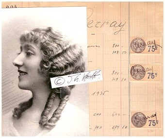 GERMAINE CERNAY (eigentlich Germaine Pointu ,1900-43) französische Opernsängerin, Alt, Mezzosopran, große Bach-Interpretin, starb früh bevor sie in ein Kloster eintreten konnte