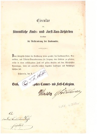 HANS ADOLF KARL VON BÜLOW (1807-69) Graf, 1850-58 mecklenburgischer Staatsminister und Präsident des gesamten Ministeriums des Herzogtums Mecklenburg-Schwerin (Ministerpräsident)