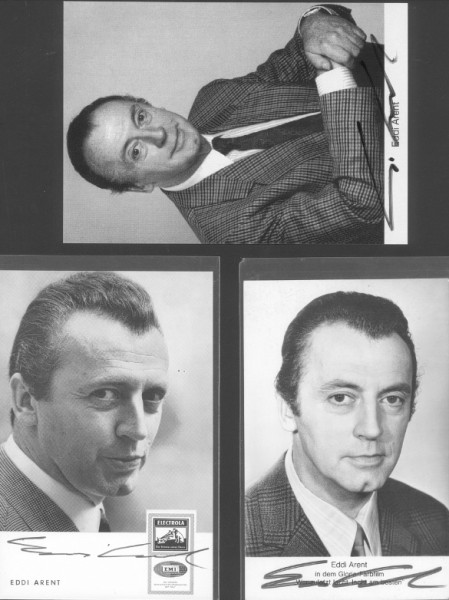 EDDI ARENT (1925-2013) deutscher Schauspieler, Komiker in Edgar Wallace u. Karl May-Filmen