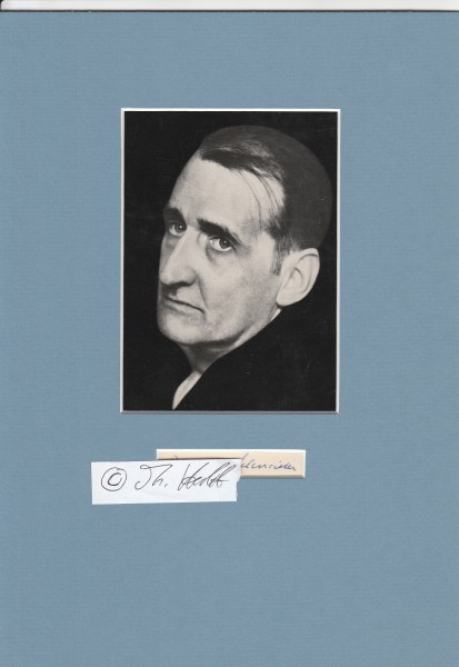 REINHOLD SCHNEIDER (1903-58) deutscher Schriftsteller und Geschichtsphilosoph; Ritter des Ordens Pour le Merite (Friedensklasse), Friedenspreis des Deutschen Buchhandels 1956