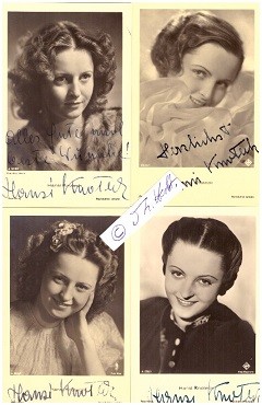 HANSI KNOTECK (Johanna Knoteck,1914-2014) österreichische Film- und Theaterschauspielerin