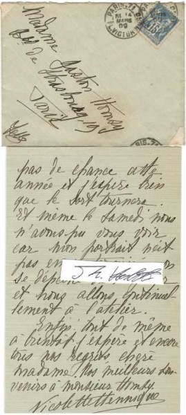 NICOLETTE HENNIQUE (1882-1956) französische Dichterin / French symbolist poet