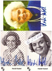 HEIDI KABEL (1914-2010) deutsche Volksschauspielerin