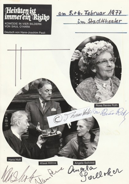 ROSE RENEE ROTH (1908-90) deutsche Schauspielerin, mordsüchtige Tante in Arsen und Spitzenhäubchen