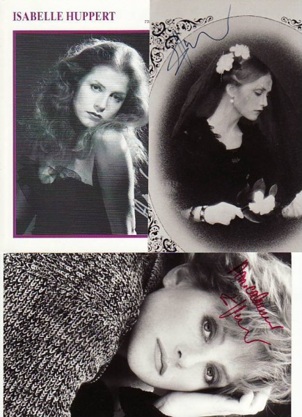 ISABELLE HUPPERT (1953) französische Theater- und Filmschauspielerin