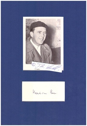 HEINRICH BÖLL (1917-85) deutscher Schriftsteller, Literatur-Nobelpreis 1972 / german writer with nobel prize in literature