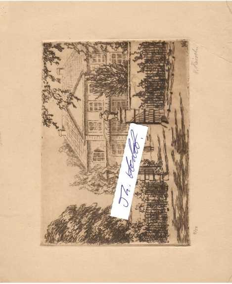 W. KIRSCH (Daten unbekannt) deutscher Maler und Graphiker
