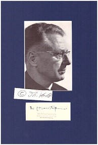 ERHART KÄSTNER (1904-74) Dr.phil., deutscher Schriftsteller und Bibliothekar, 1936 bis 1938 Sekretär von Gerhart Hauptmann, 1950 bis 1968 Direktor der Herzog August Bibliothek in Wolfenbüttel