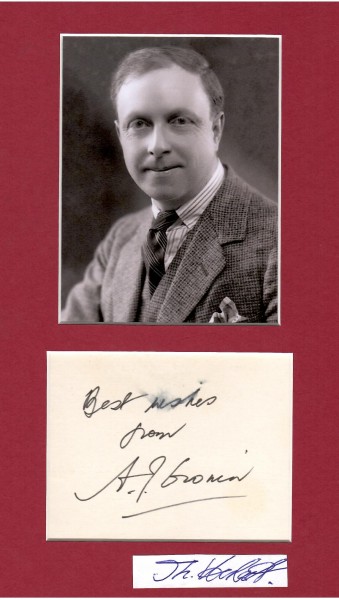 A. J. CRONIN (Archibald Joseph Cronin, 1896-1981) Dr.med., schottischer Arzt und Schriftsteller. Einige seiner Romane wurden Welterfolge. Spannendes Geschehen, lebensnahe Charaktere und ausgeprägte Sozialkritik kennzeichnen sein Erzählen.