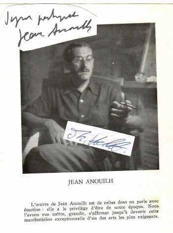 JEAN ANOUILH (1910-87) französischer Dramatiker / French dramatist and screenwriter / dramaturge et scénariste français