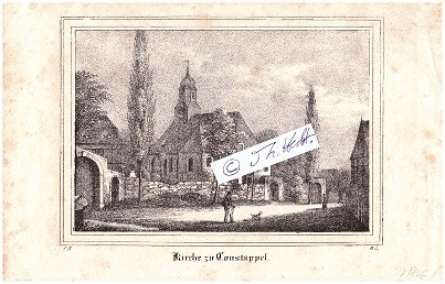 CONSTAPPEL, Kirche zu (Ortsansicht)