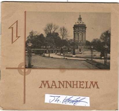 MANNHEIM (Stadtführer um 1945)