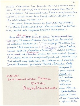 PETER DE MENDELSSOHN (1908-82) deutsch-britischer Schriftsteller, Historiker und Essayist