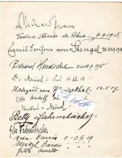 RICHARD STRAUSS (1864-1949) Professor Dr., deutscher Komponist, Dirigent, Generalmusikdirektor / german composer and conductor