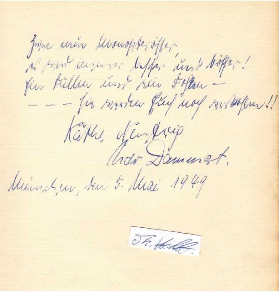 UDO DAMMERT (1904-2003) Professor, deutscher klassischer Pianist, Klavierlehrer, Autor und Kunstsammler. Er pflegte freundschaftlichen Kontakt zu Künstlern wie Wassily Kandinsky, Paul Klee, Béla Bartók und Pablo Picasso.