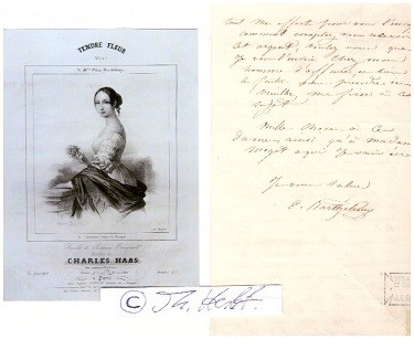 ELIAN BARTHELEMY (Daten unbekannt) französische Opernsängerin (Sopran)