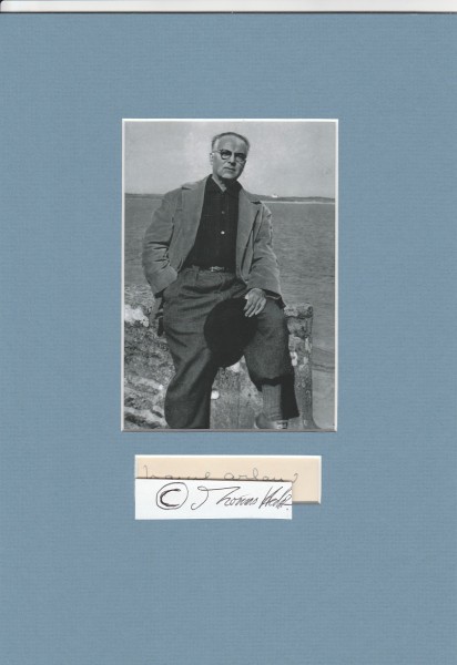 MARCEL ARLAND (1899-1986) französischer Schriftsteller und Literaturkritiker, 1929 Prix Goncourt, für sein Gesamtwerk 1952 Grand Prix de Littérature.