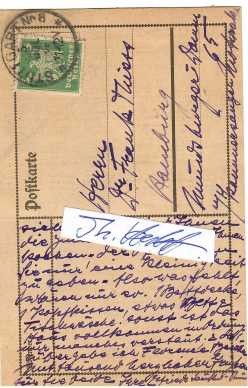 ELFRIEDE THUM (1886-1952, Künstlername: Erich Thum) deutsche Malerin und Grafikerin. Die Nazis diffamierten ihre Werke als entartet. Ab 1937 hatte sie Ausstellungsverbot, 1913 Heitat mit ROLF LAUCKNER (1887-1954) Dr.jur.et.rer.pol., deutscher Lyriker, Dramatiker, Librettist und Drehbuchautor. Er war Erbe, Testamentsvollstrecker und Nachlassverwalter seines Stiefvaters Hermann Sudermann. Chefredakteur für die Berliner Zeitung Über Land und Meer, dort befreundete er sich mit Paul Fechter und Frank Thiess. Am 30. Dezember 1913 heiratete er in Berlin die Malerin und Graphikerin Elfriede Thum, der er seinen ersten Gedichtband widmete.-Copy