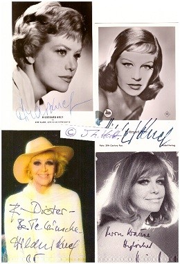 HILDEGARD KNEF (HILDE KNEF,1925-2002) deutsche Schauspielerin und Chansonsängerin