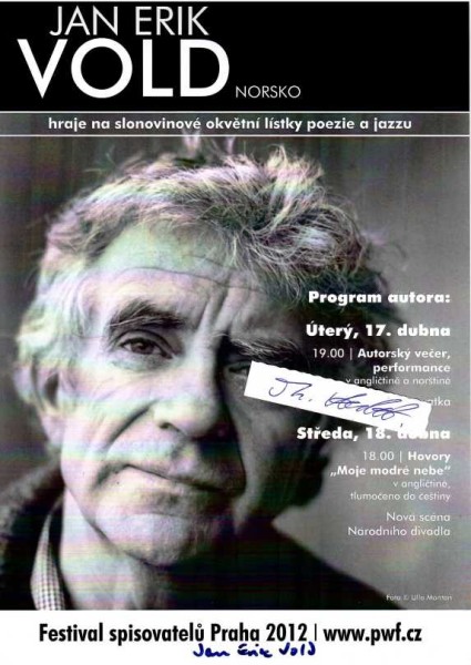 JAN ERIK VOLD (1939) norwegischer Lyriker und Musiker (Jazz & Poetry) / norwegian poet and musican