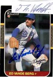 ED VANDE BERG (1958) American former professional baseball pitcher who played seven seasons in Major League Baseball (MLB)