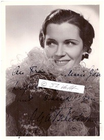 OLGA TSCHECHOWA (eigtl. Olga von Knipper, 1897-1988) russisch-deutsche Schauspielerin, Tochter Ada Tschechowa, Enkelin Vera Tschechowa, Spionin für Geheimdienstchef Lawrenti Beria, Kosmetik-Produzentin