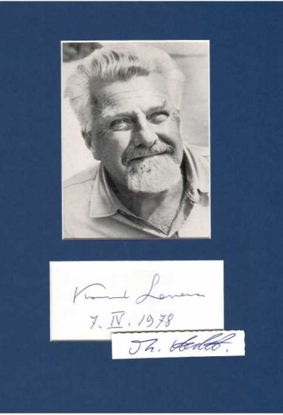 KONRAD LORENZ (1903-89) Professor Dr., österreichischer Verhaltensforscher, Medizin-Nobelpreis 1973