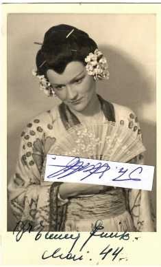 EMMY FUNK (auch Swoboda-Funk, Funk-Swoboda, 1915-74) österreichische Opernsängerin mit der Stimmlage Sopran
