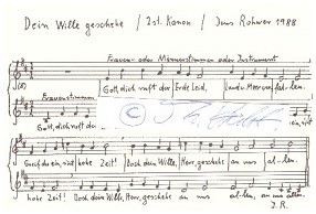 JENS ROHWER (1914-94) Professor , deutscher Komponist, Musikpädagoge, Musikwissenschaftler und Autor / german composer