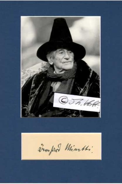 BERNHARD MINETTI (1905-98) deutsche Theaterlegende