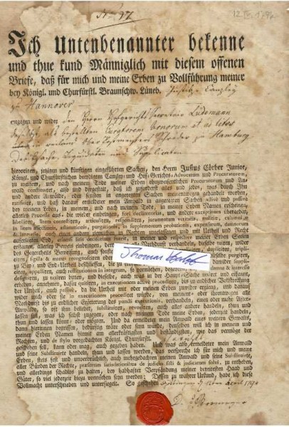 JOHANN FRIEDRICH STROMEYER (1750-1830) Professor Dr.med., deutscher Arzt, Stadtphysikus in Göttingen, Vater des gleichnamigen Chemikers