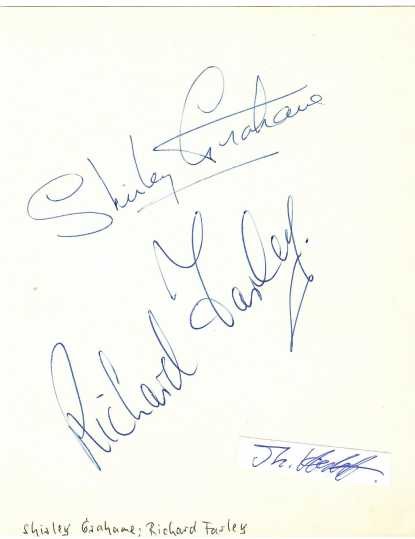 SHIRLEY GRAHAME KERSHAW (Daten unbekannt) englische Primaballerina, Royal Ballet; RICHARD FARLEY (1935-2023) Principal Dancer des Royal Ballet