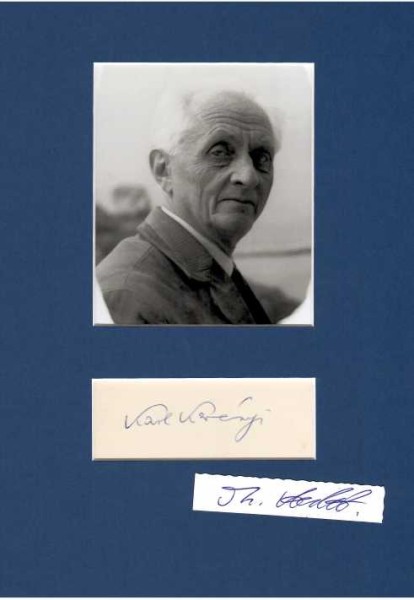 KARL KERENYI (1897-1973) Professor Dr., ungarischer Klassischer Philologe, Kulturwissenschaftler und Religionswissenschaftler