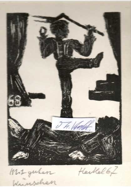 ERICH HECKEL (1883-1970) deutscher Maler und Grafiker des Expressionismus. Im Juni 1905 gründete Heckel mit Ernst Ludwig Kirchner, Karl Schmidt-Rottluff und Fritz Bleyl (der 1907 wieder ausschied) in Dresden die Künstlergruppe Brücke, zu der später Max Pechstein, für kurze Zeit auch Emil Nolde und ab 1911 Otto Mueller hinzustießen.