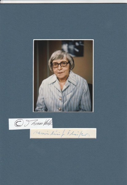 MARIELUISE FLEIßER (1901-74) deutsche Schriftstellerin, welche die Neue Sachlichkeit vertrat. Fleißers Sprache wird als „gestisches Sprechen“ bezeichnet.
