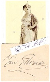 LOUISE EDVINA (1880-1940) kanadische Opernsängerin, Sopran / Canadian soprano, genannt Madame Edvina, well-known prima donna at Monte Carlo